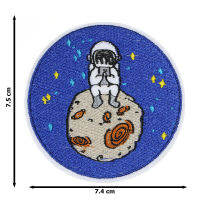 JPatch - นักบินอวกาศ ดาวอังคาร มนุษย์อวกาศ องค์การนาซ่า (NASA) สำรวจโลก จักรวาล ดวงดาว กาแล็กซี่ ตัวรีดติดเสื้อ อาร์มรีด อาร์มปัก มีกาวในตัว การ์ตูนสุดน่ารัก งาน DIY Embroidered Iron/Sew on Patches