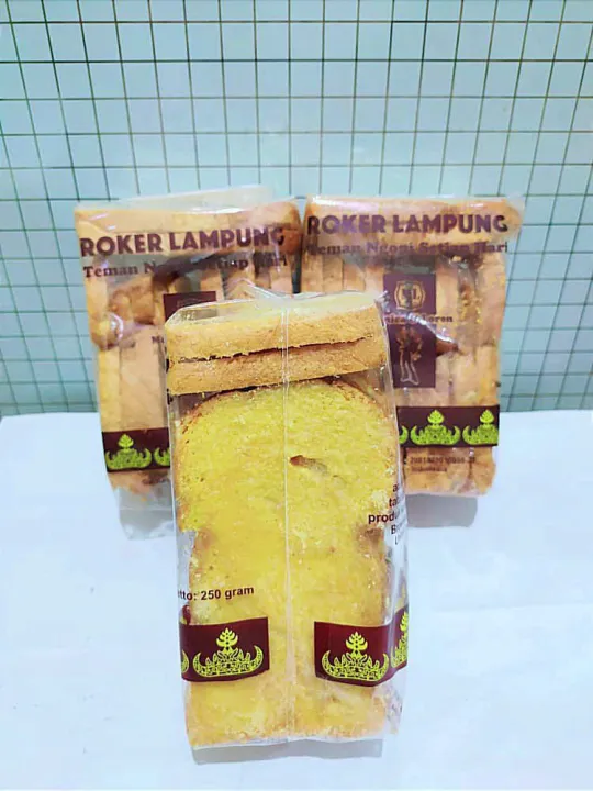 Roker Roti Kering Asli Lampung 250 Gram Bagelen Keju Bagelen