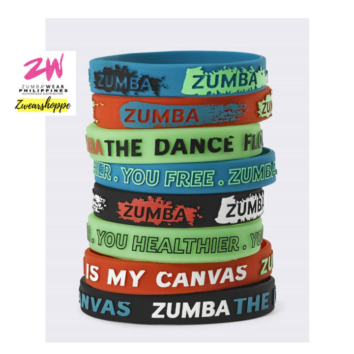 Zumba Free To Create Rubber Bracelets 8 Pcs Per Pack Lazada Ph