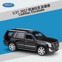 Welly Willie 1:27ดั้งเดิม Cadillac Escalade catalade โมเดลรถจำลองโลหะผสม