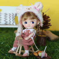 STODOLL cute egg egg OB11 whole doll 18 112bjd baby head BJD body including doll head + ob11 body + wig + clothes + shoes