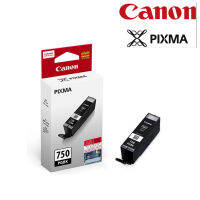 Canon PGI-750PGBK หมึกแท้ สีดำ จำนวน 1 กล่อง ใช้กับพริ้นเตอร์อิงค์เจ็ท Canon PIXMA IX6770/6870/IP8770/7270, MG5570/5470/6470/6370/7170, MX727/927/7570