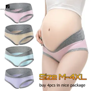 Cotton Maternity Pregnant Underwear Low Waist V-shaped Mother