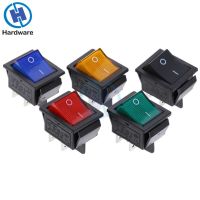 ON-OFF Latching Rocker Switch Power Switch 4 Pin DPST with Light 16A 250VAC 20A 125VAC KCD2 Wall Stickers Decals