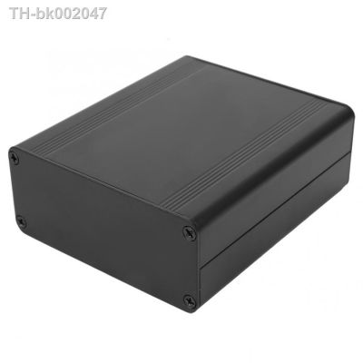 ✧ 38x88x100mm Black Metal Junction Box Waterproof Aluminium Case DIY PCB Instrument Project Amplifier Enclosure Electronic Housing