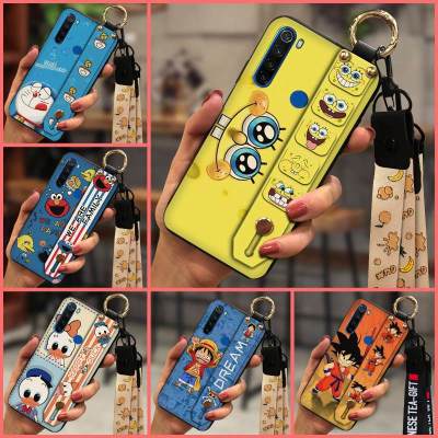 Shockproof Wristband Phone Case For Xiaomi Redmi Note8/Note8 2021 Anti-dust Fashion Design Cover Cute New Arrival New