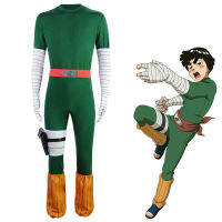 Naruto Cosplay Konoha Rock Lee Cosplay Costume Stage Drama Clothes|นารูโตะคอสเพลย์โคโนฮะร็อคลีคอสเพลย์เครื่องแต่งกายละครเวทีเสื้อผ้า