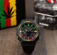 G-Shock Ga-2100 Custom Rastafarian เท่แบบไม่เหมือนใคร