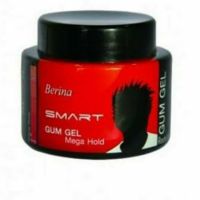 ??Berina Smart Gum Gel Mega Hold เบอริน่า สมาร์ท กัม เจล สูตรเมกะโฮลด์ เพื่อการจัดแต่งทรงผมให้อยูทรง (กระปุกแดงดำ)