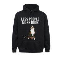 Less People More Dogs Bernese Mountain Dog Funny Introvert Hooded Pullover For Boys Design Hoodies Newest Outdoor Clothes Size Xxs-4Xl