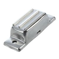 2-inch Metal Cabinet Door Magnetic Catch Latch - Silver Tone