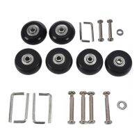 【CW】 42 Pcs Luggage Suitcase Wheels Repair Kit 14 45X19mm  amp; 28 40X18mm