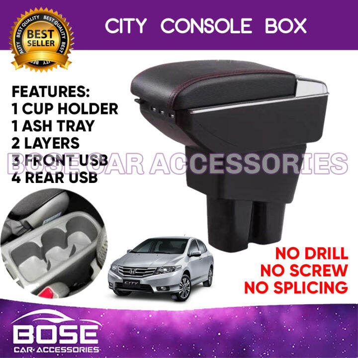 Car Armrest Honda City DOUBLE LAYER 2 TYPES SIMPLE AND CURVE 2009 2010 2011 2012 2013