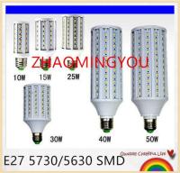 【Online】 pkdibm 7W 12W 15W 25W 30W 40W 50W 60W 80W โคมไฟ LED E27 5730 SMD 110V/220V โคมไฟ LED Lampada Lanterna หลอดไฟคอร์น Spotlight