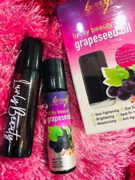 GRAPESEED OIL BERRY STOBERRY ORIGINAL HQ LUVY BEAUTY OIL Lazada