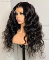 Long Black Natural Wavy Free Part Lace Wigs Glueless Synthetic Lace Front Wig Synthetic Hair Wig for Women Fashion Daily wigs [ Hot sell ] Decoration Center