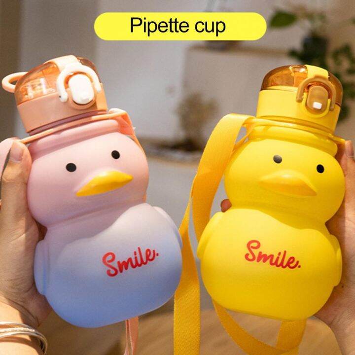 big-belly-water-cup-adorable-leakproof-duck-water-cup-kawaii-strap-water-cup-handle-sealed-drinking-bottle-for-student