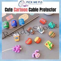 【Ready Stock】 ✵ B40 Cute Cartoon Cable Protector Phone Charging USB Cable Protector Winders Wire Data Cable Protective