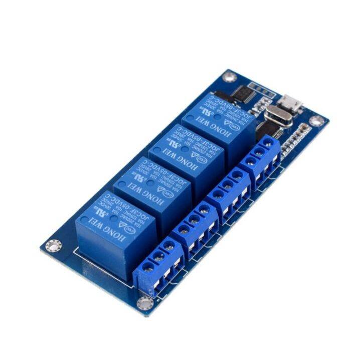 CONSERVE 5V Relay Module 4Channel Switch Relay Module Optocoupler Isolation Relay Control Board