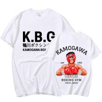 อะนิเมะ Hajime Ippo Kamogawa มวย Gym T เสื้อมังงะ เสื้อยืดลายกราฟฟิก เสื้อยืดคอตตอน เสื้อยืดพิมพ์ลาย S-5XL