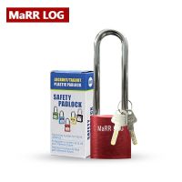 กุญแจอลูมิเนียม ก้านเหล็ก กุญแจเซฟตี้ล็อค กุญแจนิรภัย  AUTO-POPUP ALUMINUM PADLOCK ( BD-A30 ) MaRR LOG