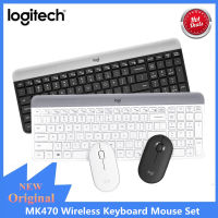 MK470 Wireless Keyboard Mouse Combo ultra-thin 2.4G Silent 1000dpi Slim keboards MICE set for PC LAPTOP Office Originals