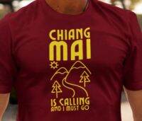 [‼️Best Seller‼️] Chiang Mai เสื้อยืดคอกลมแขนสั้นสไตล์ใหม่แฟชั่นฤดูร้อนปี 2023 เสื้อยืดผู้ชายเสื้อยืดย้อนยุคใส่ดูหล่อดูเท่มาแรง กำลังฮิต