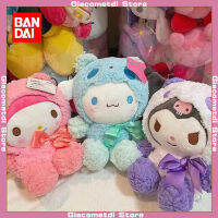 Original 23ซม. Sanrio Plush ของเล่นสำหรับหญิง ตุ๊กตาสัตว์น่ารักอะนิเมะ Plushie Kawaii ตุ๊กตาของเล่น Peluche Hello