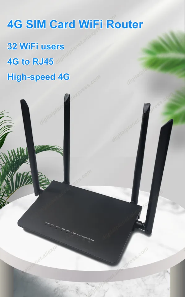 4g Lte Wifi Router 4g Lte Cpe 300m Cat4 32 Wifi Users Rj45 Wan Lan