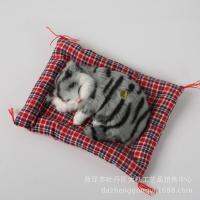 KechcMall รถตุ๊กตาประดับ Napping ที่นอนแมวเทียมขนแมวประณีต Handmade น่ารัก Cozy Home/ตกแต่งรถ