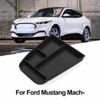 ที่วางแขนกล่องเก็บของแบบแบ่งกล่องเก็บของใหม่เอี่ยมคอนโซลกลางรถยนต์สำหรับ Ford Mach Mach-E 2021 +