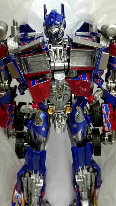 Ls03 Black Mamba Optimus prime transformable robot toy to truck mode 12 ...