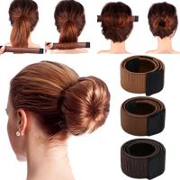 【YF】 Crackling Circle Donut Headband Girls Magic Hair Bun Women Accessories Hairstyle Tool French Dish Bud Twist Ban