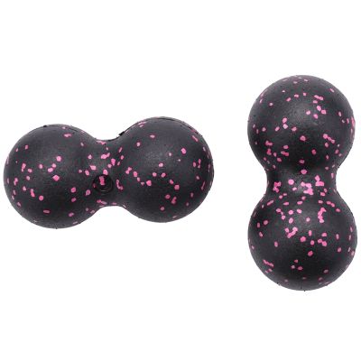 2Pc Fitness Massage Ball Set Double Lacrosse Mobility Ball Myofascial Physical Therapy Deep Tissue Massage