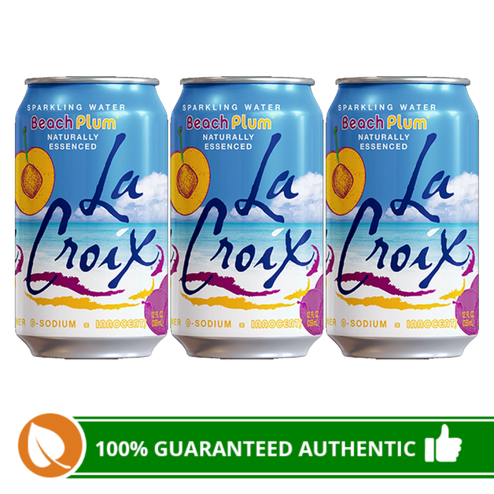 (3pcs) La Croix Beach Plum Sparkling Water 355 ml | Lazada PH