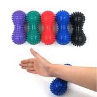 ❀♗ Peanut Shape Massage Yoga Sport Fitness Ball Durable PVC Stress Relief Body Hand Foot Spiky Massager Trigger Point Foot Pain