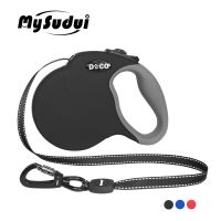 【LZ】 MySudui 4M 5M Retractable Dog Leash Automatic Extending Reflective Nylon Dog Leads Leash Big Dog Leash Retractable For Large Dog