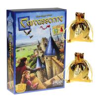 【In-demand】 IM Collections. Carcassonne เกมกระดานผู้เล่น2-5คนบัตรสำหรับปาร์ตี้ครอบครัวเกมกลยุทธ์เพื่อน