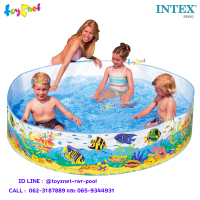 Intex ส่งฟรี สระขอบตั้ง ปลาทะเลสวยงาม 6 ฟุต (1.83x0.38 ม.) รุ่น 58461