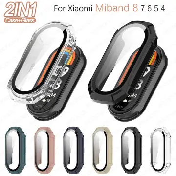 Screen Protector Soft Glass For Xiaomi mi band 8 4 5 6 7 Full Cover  Protective Film For Miband 7 Case Smart Watch Strap Bracelet