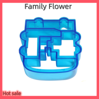 Family Flower Flash Sale แม่พิมพ์ตัดแซนวิชแบบทำมือแม่พิมพ์ตัดอาหารรูปทรงเรขาคณิตสำหรับทำขนมปังบิสกิตเครื่องตัดขนมปังเครื่องมือในครัวสำหรับเด็ก