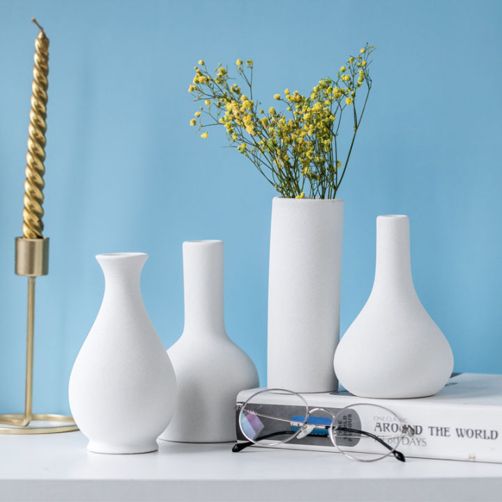 ceramic-vases-simple-frosted-ceramic-decoration-nordic-retro-home-furnishings-white-vase-crafts