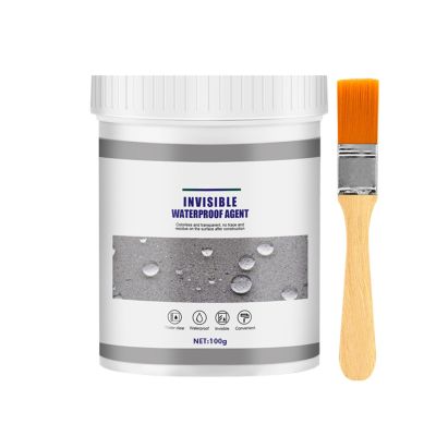 300/100g Super Strong Invisible Leak Repair Glue Anti-leaking Sealant Spray with Brush Waterproof Coating for Exterior Wall