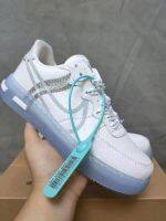 Hot Sale [Original] ΝΙΚΕ A F 1 Low Reac Bone White Ice Blue Fashion Leisure Sports Shoes 3M Reflective Board Shoes {Free Shipping}