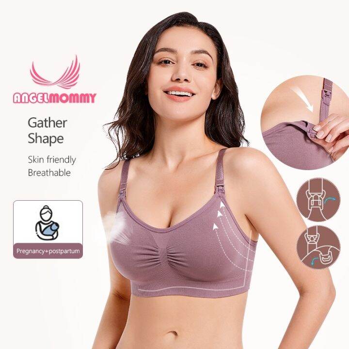 HOT SALE Nursing Bra for Pregnancy Women Comfortable Breastfeeding Bras Maternity Underwear 937