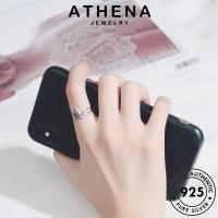 ATHENA JEWELRY ผู้หญิง เครื่องประดับ Silver แฟชั่น ดาวห้าแฉกแฟชั่น เกาหลี 925 เงิน ต้นฉบับ เครื่องประดับ แหวน แท้ R1462