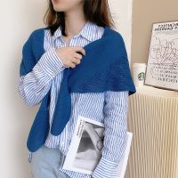 CICI มีสินค้า ผ้าพันคอผ้าคลุมไหล่ถัก Knitted Shawl Scarf