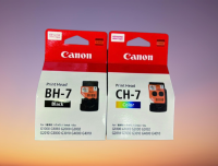 หัวพิมพ์ CANON แพคคู่ Print Head ดำ BH-7/ CA 91 BK +สี CH-7/ CA 92  ใช้กับแท็งค์แท้ G-series ทุกรุ่น ของแท้100% มีกล่องพร้อม Hologram รับประกัน ศุนย์ Canon ทั่วประเทศ