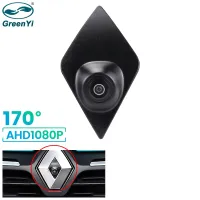 GreenYi HD 170° Night Vision Car Front View Camera For Renault Captur Koleos Modus Clio Logo Mark Fisheye Lens AHD 1080P Camera