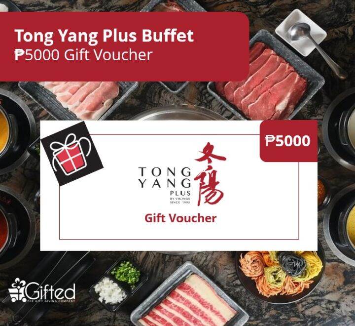 Tong Yang Plus Buffet PHP 5000 Gift Voucher Lazada PH